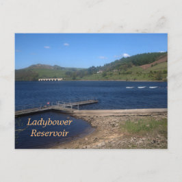 Uitzicht over Ladybower Reservoir Briefkaart
