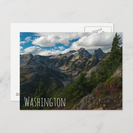 Uitzicht over Midden- en Linkermeren Briefkaart (Voorkant / Achterkant)