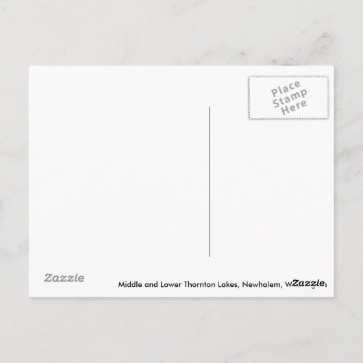 Uitzicht over Midden- en Linkermeren Briefkaart (Achterkant)