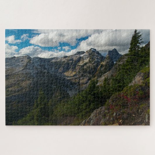 Uitzicht over Midden- en Linkermeren Legpuzzel (Horizontaal)