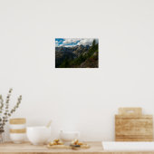 Uitzicht over Midden- en Linkermeren Poster (Keuken)