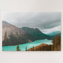 Uitzicht over Peyto Lake Banff National Park puzze Legpuzzel