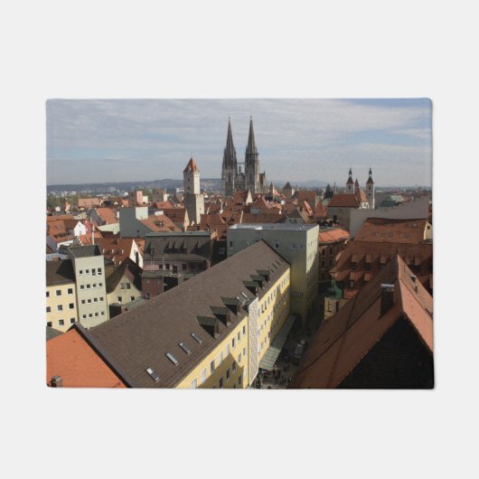 Uitzicht Over Regensburg, Duitsland Deurmat (Voorkant)