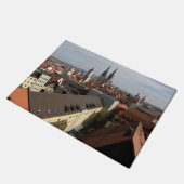 Uitzicht Over Regensburg, Duitsland Deurmat (Schuin)