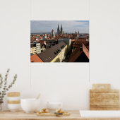 Uitzicht Over Regensburg, Duitsland Poster (Keuken)