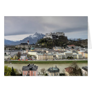 Uitzicht over Salzburg Oostenrijk