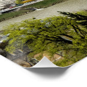 Uitzicht over Salzburg Oostenrijk Perfect Poster (Hoek)