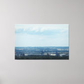 Uitzicht over Teesside Canvas Afdruk (Voorkant)
