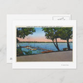 Uitzicht Owasco Yacht Club van het Owasco Lake Briefkaart (Voorkant / Achterkant)