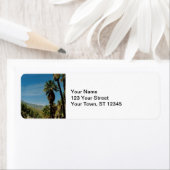 Uitzicht palmveren etiket (Insitu)