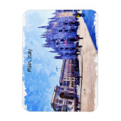 Uitzicht Panorama kathedraal van Milaan Magneet (Verticaal)