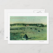 Uitzicht Parade Grounds bij Presidio Briefkaart (Voorkant / Achterkant)