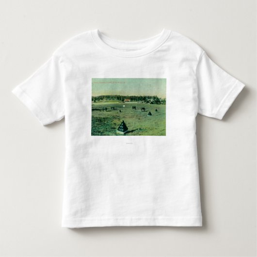 Uitzicht Parade Grounds bij Presidio Kinder Shirts (Voorkant)