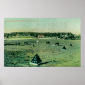 Uitzicht Parade Grounds bij Presidio Poster (Voorkant)