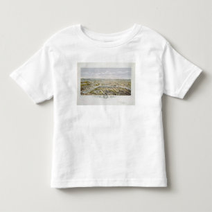 Uitzicht Parijs van Bois de Boulogne Kinder Shirts