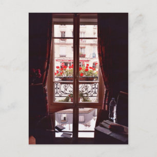 Uitzicht Parijs venster Briefkaart