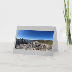 Uitzicht Paulina Lake, Oregon Kaart