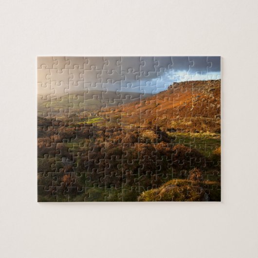 Uitzicht Peak District over Curbar Edge Legpuzzel (Horizontaal)