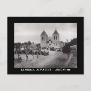 uitzicht PLAZA 1908, LA MESILLA, NIEUW BRIEFKAART 