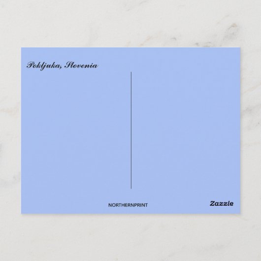 Uitzicht Pokljuka Slovenië Briefkaart (Achterkant)