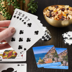 Uitzicht Positano, Italië Pokerkaarten