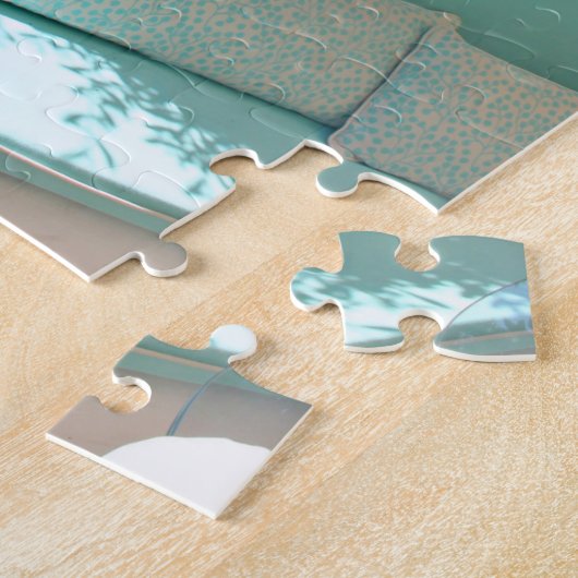  Uitzicht Positano op de Amalfi-kust van Puzzle Legpuzzel (Zijkant)