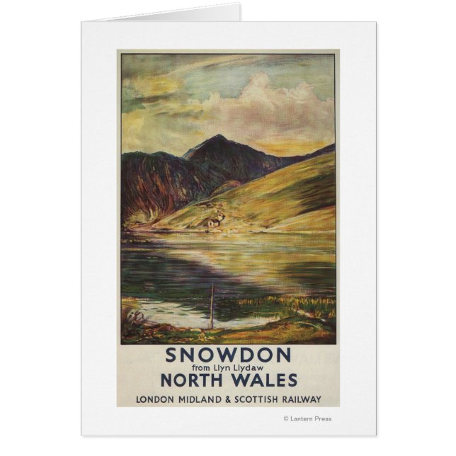 Uitzicht Poster Snowdon Mountain (Voorkant)