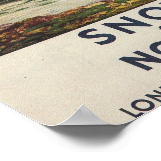 Uitzicht Poster Snowdon Mountain (Hoek)