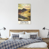 Uitzicht Poster Snowdon Mountain Canvas Afdruk (Insitu (Slaapkamer))