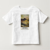 Uitzicht Poster Snowdon Mountain Kinder Shirts (Voorkant)