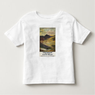 Uitzicht Poster Snowdon Mountain Kinder Shirts