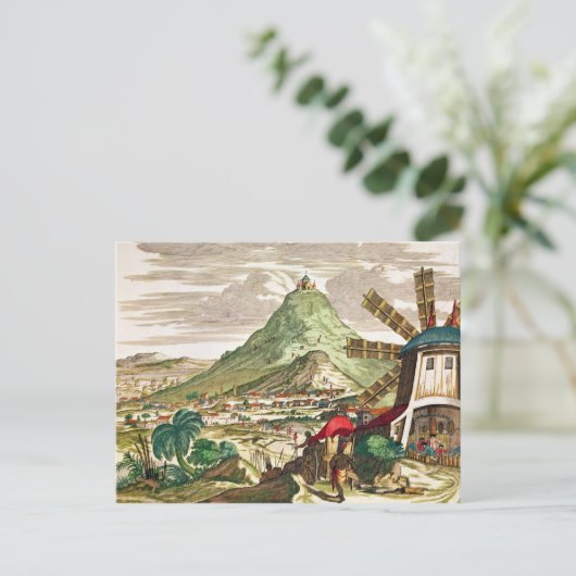 Uitzicht Potosi in Bolivia Briefkaart (Staand voorkant)