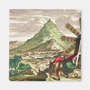 Uitzicht Potosi in Bolivia Magneet