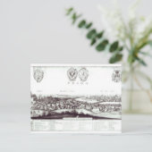 Uitzicht Praag, 1649 Briefkaart (Staand voorkant)