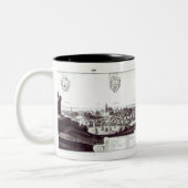 Uitzicht Praag, 1649 Tweekleurige Koffiemok (Links)