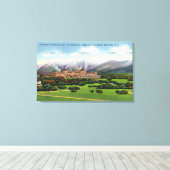 Uitzicht Presidentieel bereik Canvas Afdruk (Insitu (Houten vloer))