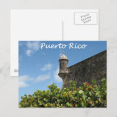 Uitzicht Puerto Rico Briefkaart (Voorkant / Achterkant)