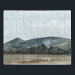 Uitzicht Puzzel<br><div class="desc">Uitzicht I van Emma Scarvey. Diepe kleuren worden gebruikt om een rustige atmosfeer in de vreedzame buitenlucht te creëer.</div>