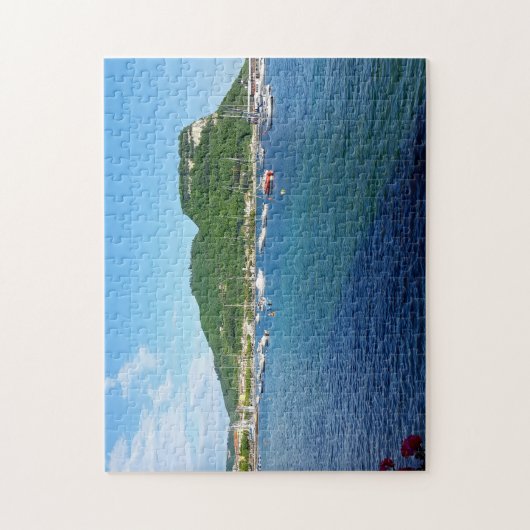Uitzicht-puzzel bij het meer van Garda Legpuzzel (Verticaal)