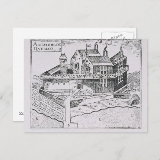 Uitzicht Quebec Briefkaart (Voorkant / Achterkant)