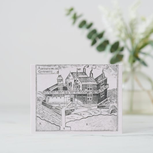 Uitzicht Quebec Briefkaart (Staand voorkant)