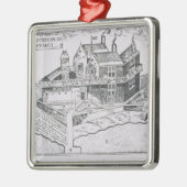 Uitzicht Quebec Metalen Ornament (Links)