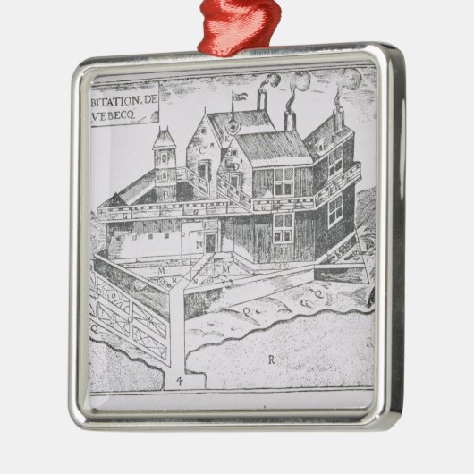 Uitzicht Quebec Metalen Ornament (Links)