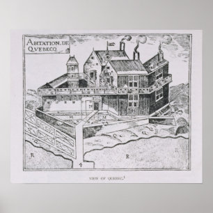 Uitzicht Quebec Poster
