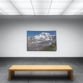 Uitzicht Rainier Glacier Foto Afdruk