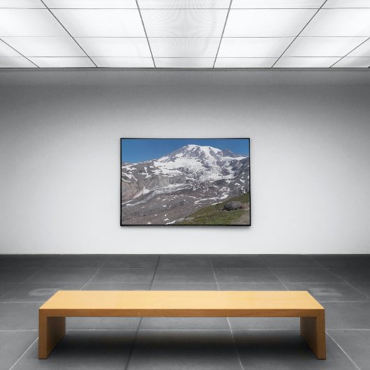 Uitzicht Rainier Glacier Foto Afdruk