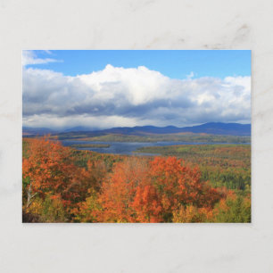 Uitzicht Rangeley Lake Autumn Briefkaart