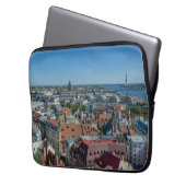 Uitzicht Riga van bovenaf Laptop Sleeve (Voorkant Links)