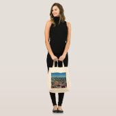 Uitzicht Riga van bovenaf Tote Bag (Voorkant (model))