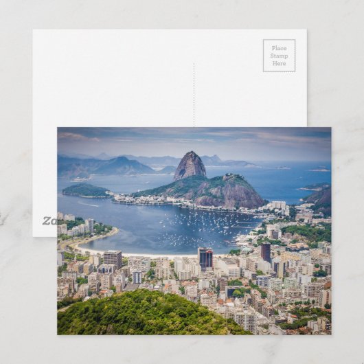 Uitzicht Rio de Janeiro Briefkaart (Voorkant / Achterkant)